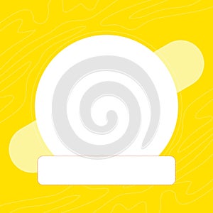 a vector illustration with an abstract design, suggests a communication frame for a greeting card photo