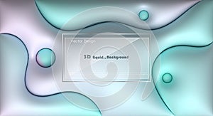 Vector, Illustration abstract element with dynamic shape, gradient color, 3d rendering background. Minimal pattern geometric shape