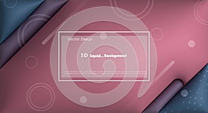 Vector, Illustration abstract element with dynamic shape, gradient color, 3d rendering background. Minimal pattern geometric shape