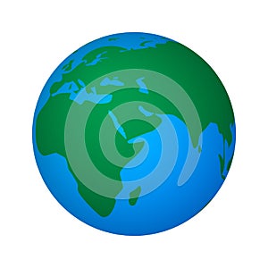 Vector illustration of abstract global world