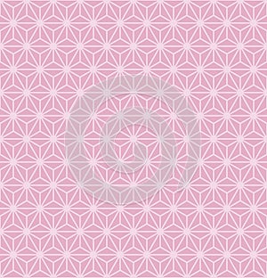 Vector illustration of abstract pink geometric background