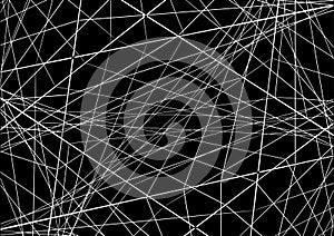 Vector illustration. Abstraction with intersecting lines on a da