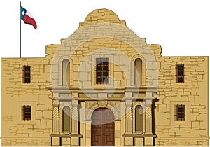 Alamo Vector Illustration photo