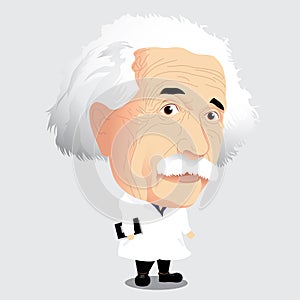 Vector illustration - Albert Einstein
