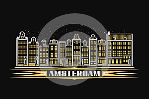 Vector illustration of Amsterdam