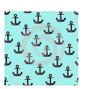 Vector Illustration of Anchor Pattern, angel direction