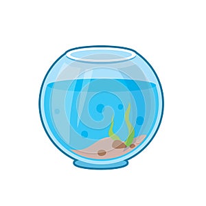 Vector illustration of aquarium