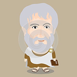 Vector illustration - Aristotle