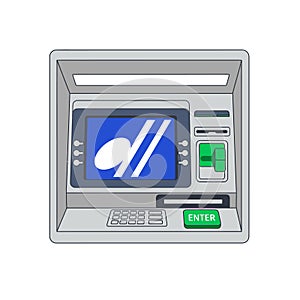 ATM Machine Illustration