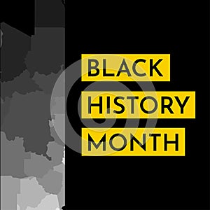 Vector illustration background concept for Black history month