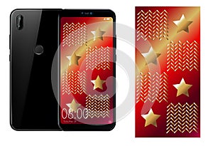 Vector illustration background for the mobile phone 1