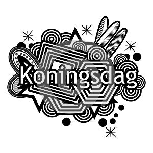 Vector illustration. background Netherlands Koningsdag of April 27, King`s Day. designs for posters, backgrounds, cards, banners,