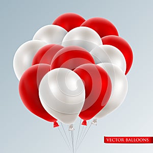 Vector illustration of balloons