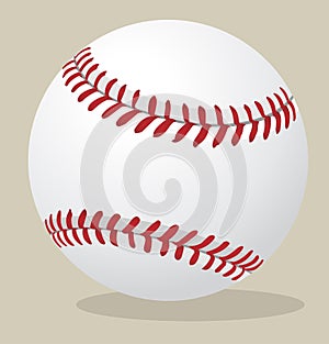 Vector illustration. Baseball ball.