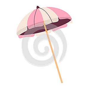 Vector illustration Beach Umbrella sunshade