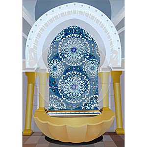 Vector illustration of beautiful mosque