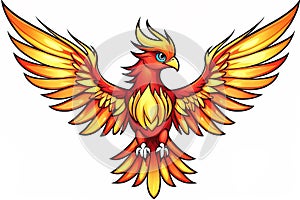 vector illustration of a bird cartoonvector illustration of a bird cartoonvector illustration of a cartoon eagle with red wings