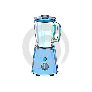 The vector illustration of the blender