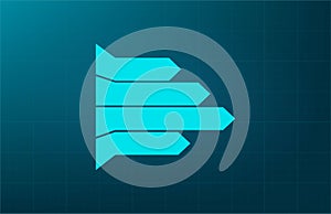 Vector illustration, blue background