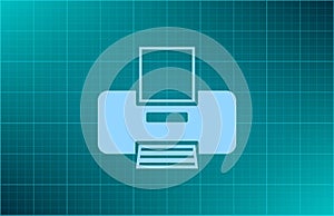 Vector illustration blue background