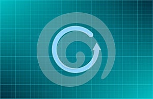 Vector illustration blue background