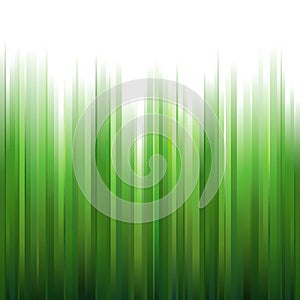 Vector illustration of blurred nature green and blue landscape