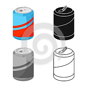 Vector illustration of bottle and soda logo. Set of bottle and tipple stock vector illustration.