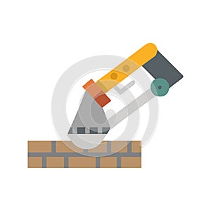 Brick Cutter Design Vector Illustration