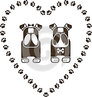 Vector illustration of Bulldogs