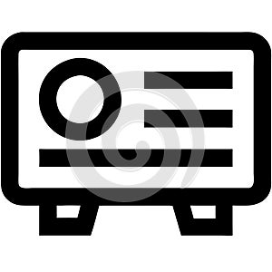 Vector Illustration Business Card Identification Credential