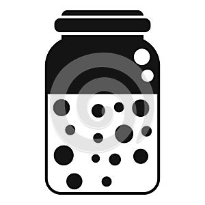 Vector illustration of a candy jar icon