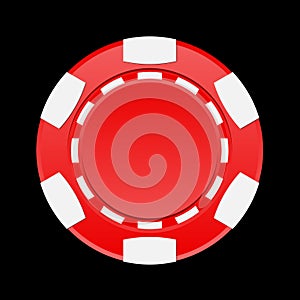 Vector illustration of casino chip photo