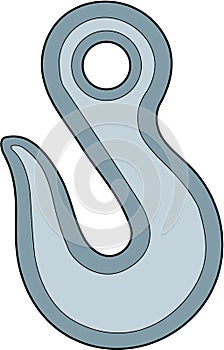 Chain Hook Vector Illustration