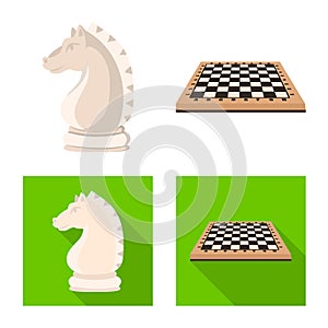 Vector design of checkmate and thin sign. Set of checkmate and target stock symbol for web.