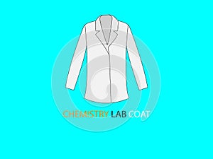 Vector Illustration of Chemistry Lab Coat