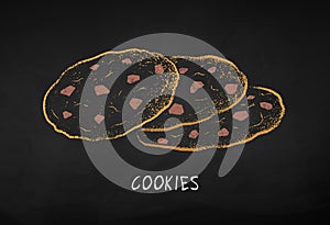 Vector illustration of Chocolate Chip Cookies