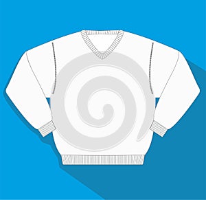 Vector illustration, Clothes related, sweather vector flat Icon