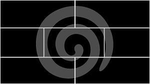 Vector illustration. Collage photo frames