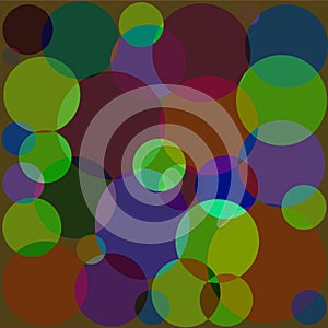 Vector illustration of a colored background. Abstract colored background of circles.