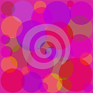 Vector illustration of a colored background. Abstract colored background of circles.