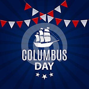 Vector Illustration of Columbus Day