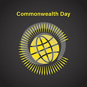 Vector illustration for Commonwealth Day.