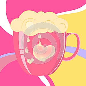 Vector illustration of cup