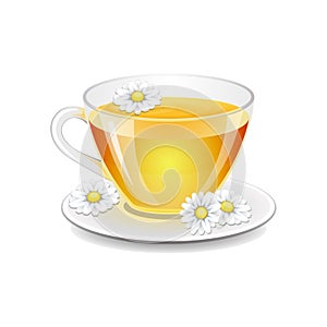 Cup chamomile tea