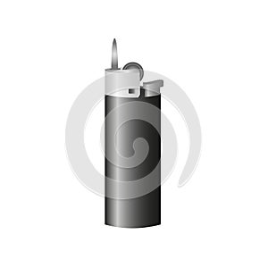 Cigarette lighter icon vector illustration