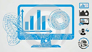 Artificial Intelligence and Data Analysis Concept