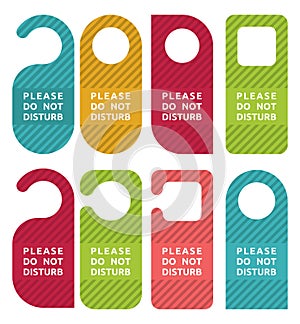 Do not disturb door hanger set