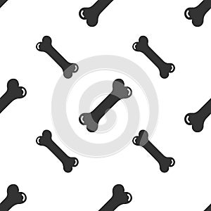 Dog bones seamless pattern vector illustration.