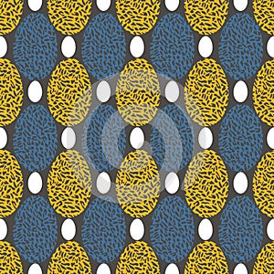 VECTOR ILLUSTRATION, EASTER INSPIRED ANIMAL PRINTED SEAMLESS REPEAT PATTERN.