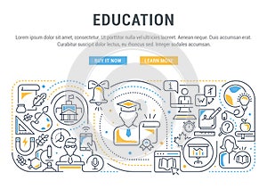 Vector Illustration of Education.